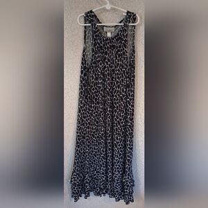 Dress Barn Size 4 Halterneck Animal Print Summer/Beach Dress